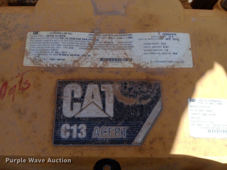 image for item NY9343 2013 Caterpillar  349EL excavator