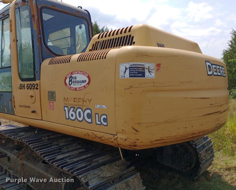 image for item NY9355 2006 John Deere 160C LC excavator