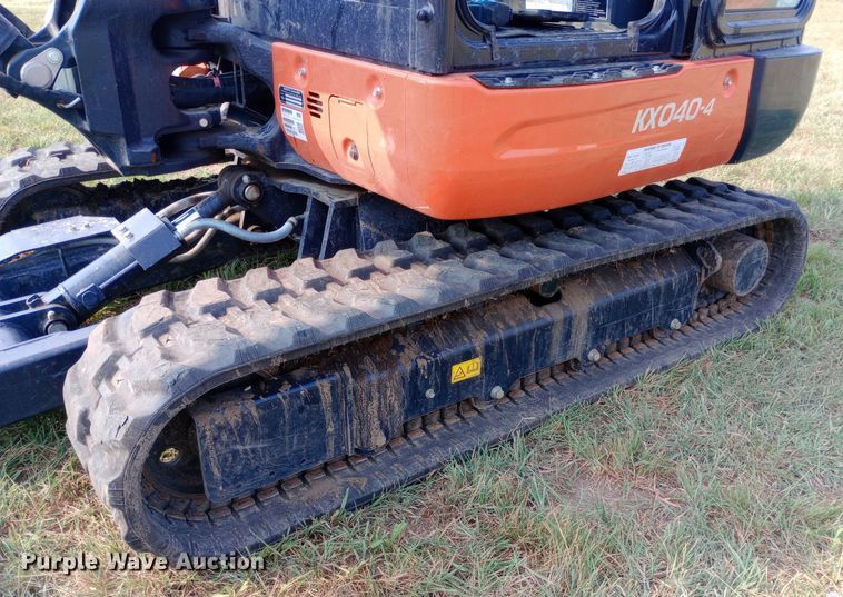 image for item NY9370 2019 Kubota KX040-4 mini excavator