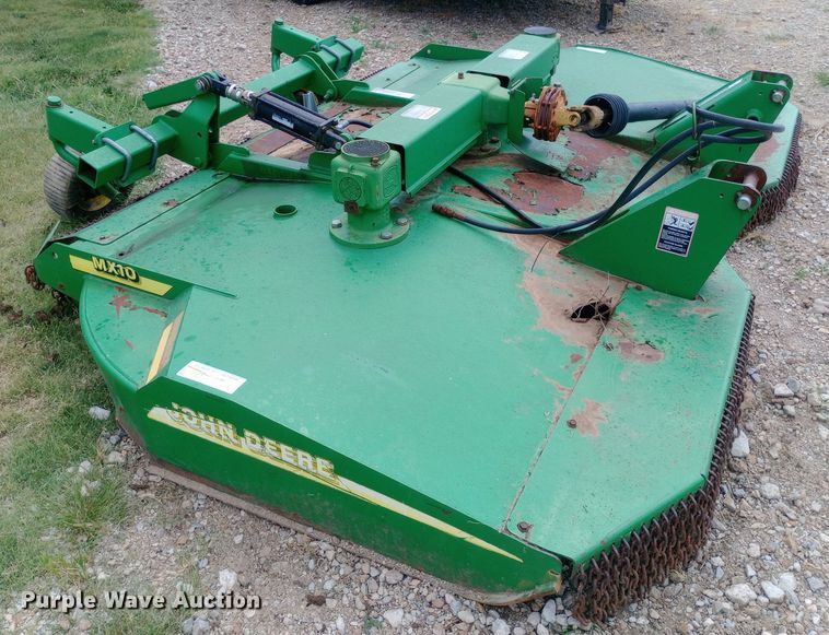 image for item NY9393 2007 John Deere MX10 rotary mower