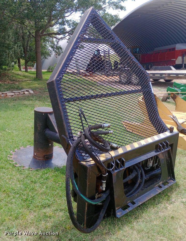 image for item NY9395 Ground Force High Flow R970 skid steer tree saw