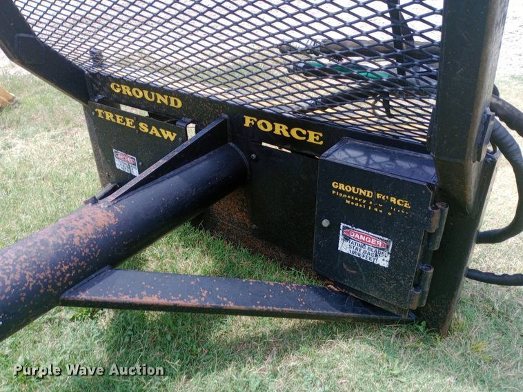 image for item NY9395 Ground Force High Flow R970 skid steer tree saw