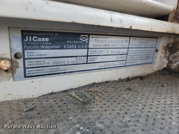 image for item OD9625 Case 1070 tractor