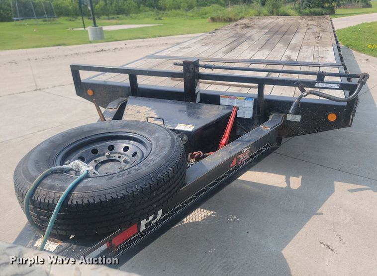 image for item OD9638 2021 PJ Trailer Mfg. T8262 tilt deck equipment trailer
