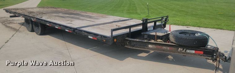 image for item OD9638 2021 PJ Trailer Mfg. T8262 tilt deck equipment trailer