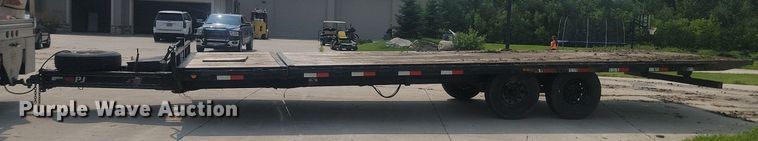 image for item OD9638 2021 PJ Trailer Mfg. T8262 tilt deck equipment trailer