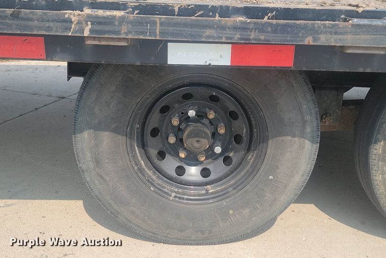 image for item OD9638 2021 PJ Trailer Mfg. T8262 tilt deck equipment trailer