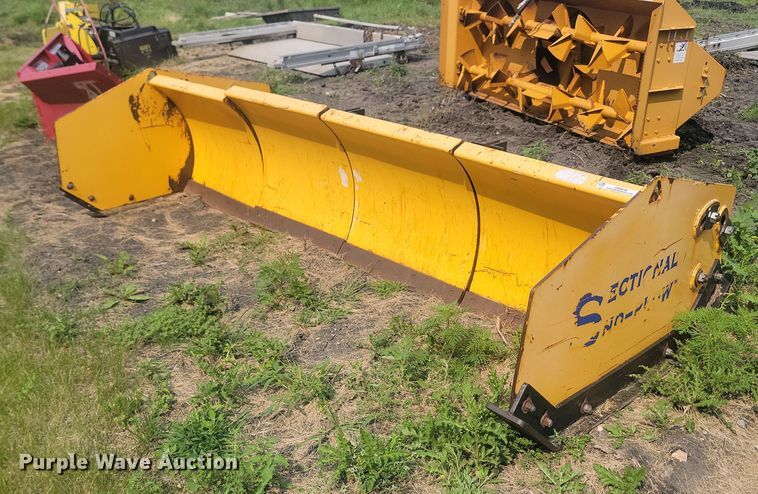 image for item OD9640 Artic  Sectional Sno-Plow skid steer snow pusher