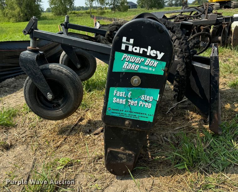 image for item OD9647 Harley skid steer power rake