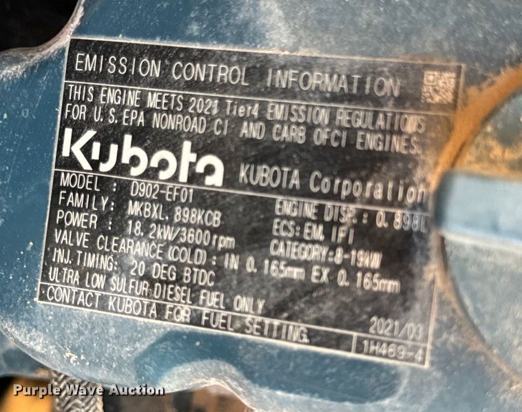 image for item OF9785 2022 Ditch Witch  SK600 compact utility loader