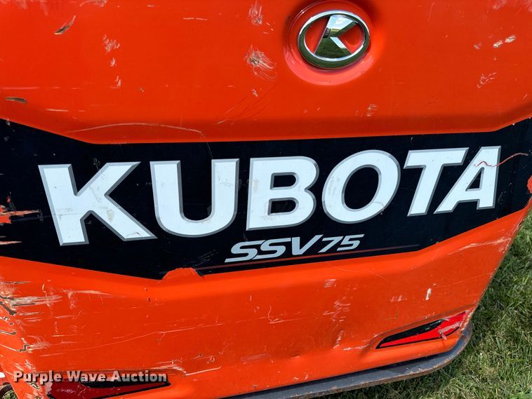 image for item OF9859 2019 Kubota SSV75 skid steer loader
