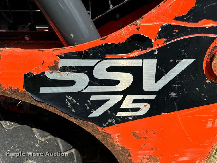 image for item OF9860 2016 Kubota SSV75 skid steer loader