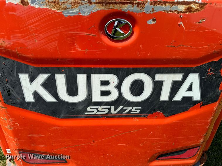 image for item OF9860 2016 Kubota SSV75 skid steer loader