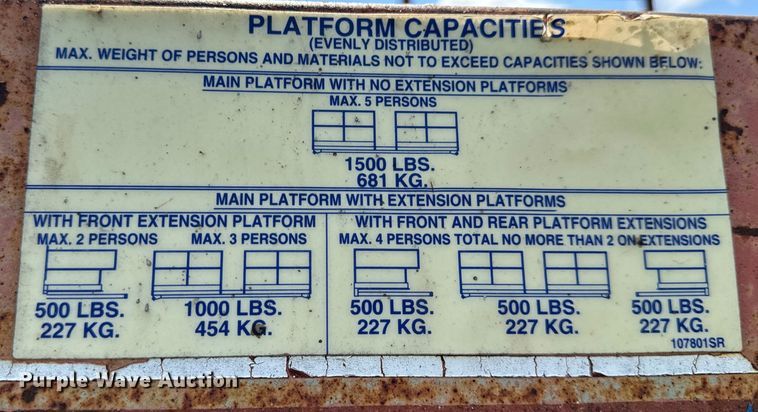 image for item OF9862 2002 SkyJack SJ8841 scissor lift