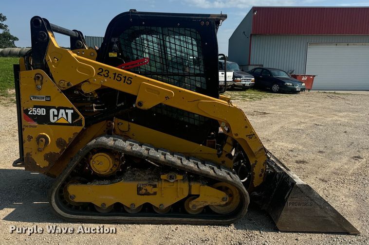 image for item OF9877 2016 Caterpillar  259D tracked skid steer loader