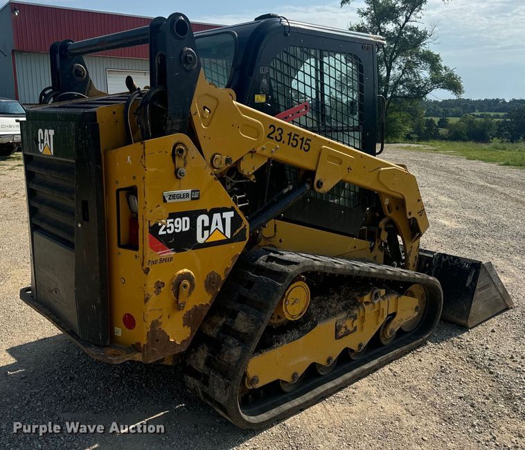 image for item OF9877 2016 Caterpillar  259D tracked skid steer loader