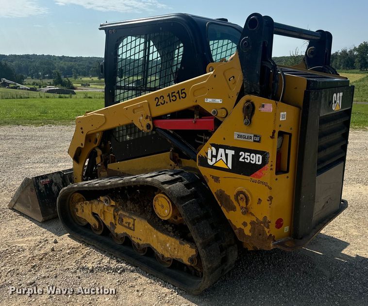 image for item OF9877 2016 Caterpillar  259D tracked skid steer loader