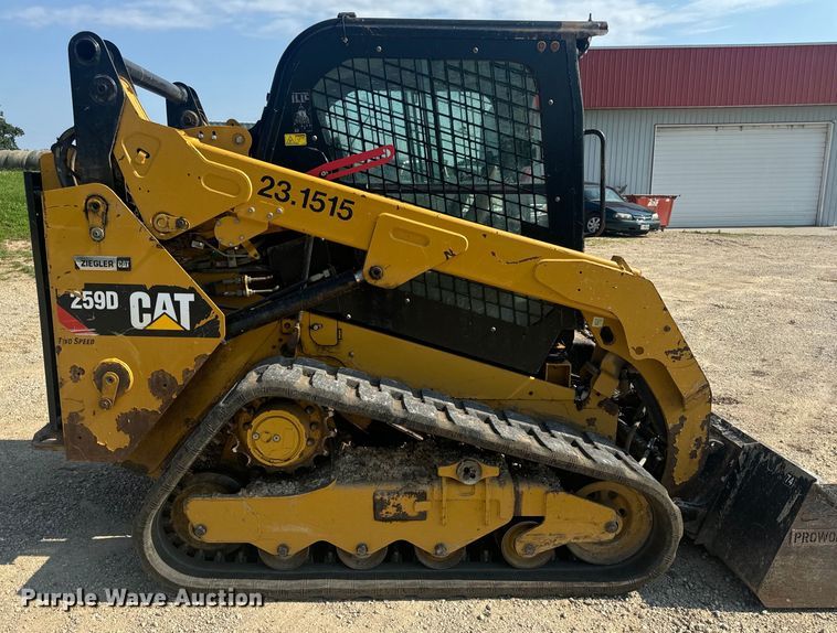 image for item OF9877 2016 Caterpillar  259D tracked skid steer loader