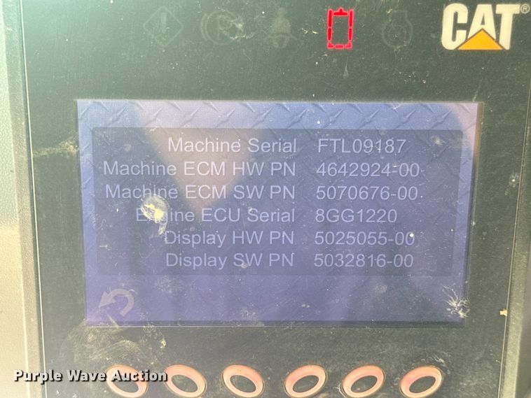 image for item OF9877 2016 Caterpillar  259D tracked skid steer loader