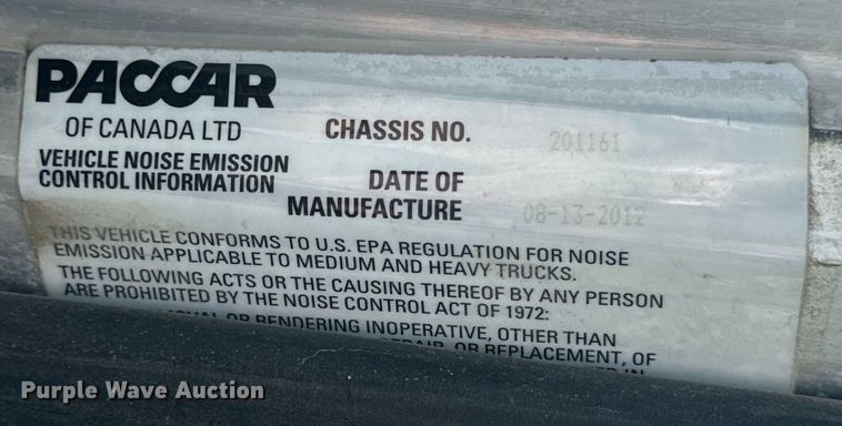 image for item OF9891 2013 Peterbilt 337 utility / service truck