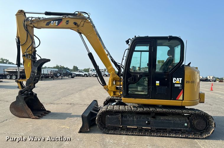 image for item OF9892 2017 Caterpillar 308E2 CR mini excavator