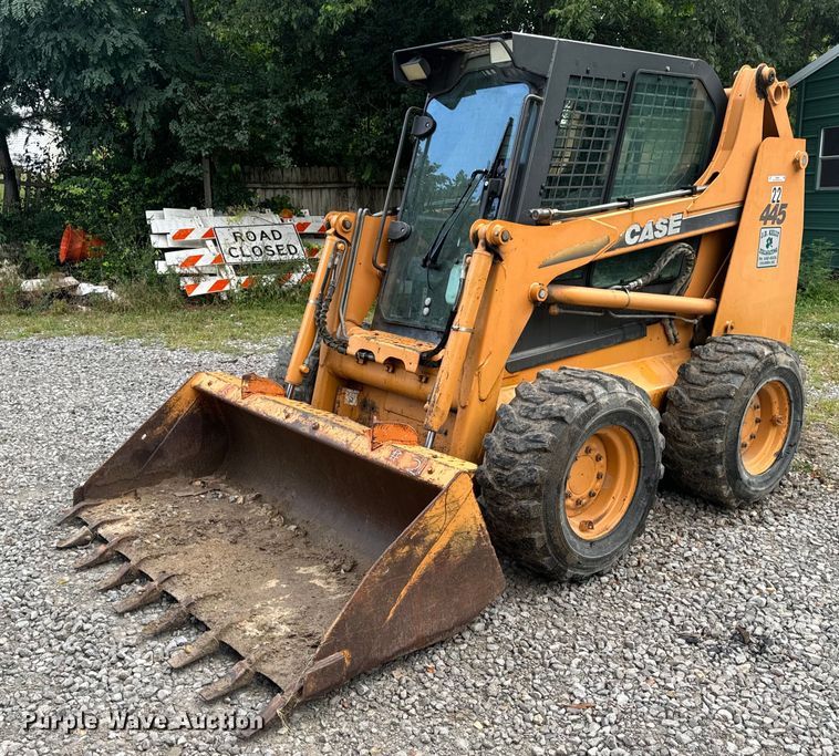 image for item OF9894 2006 Case 445 skid steer loader