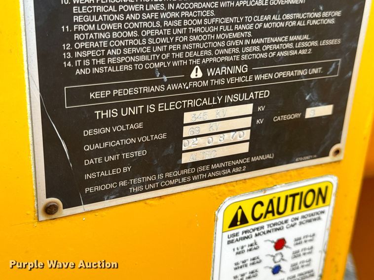 image for item OF9908 Altec bucket truck bed