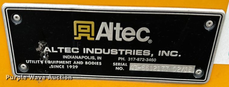 image for item OF9908 Altec bucket truck bed