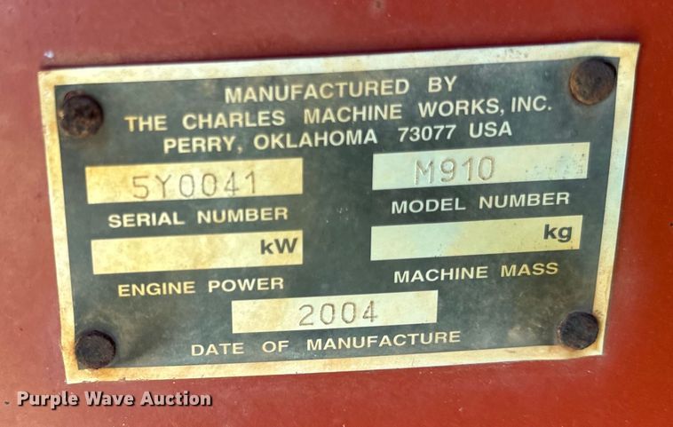 image for item OG9577 2004 Ditch Witch RT70 trencher