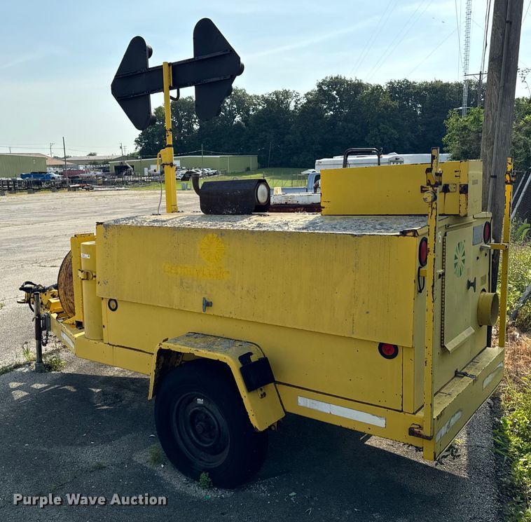 image for item OG9607 1994 Hesco 10KD manhole support trailer 