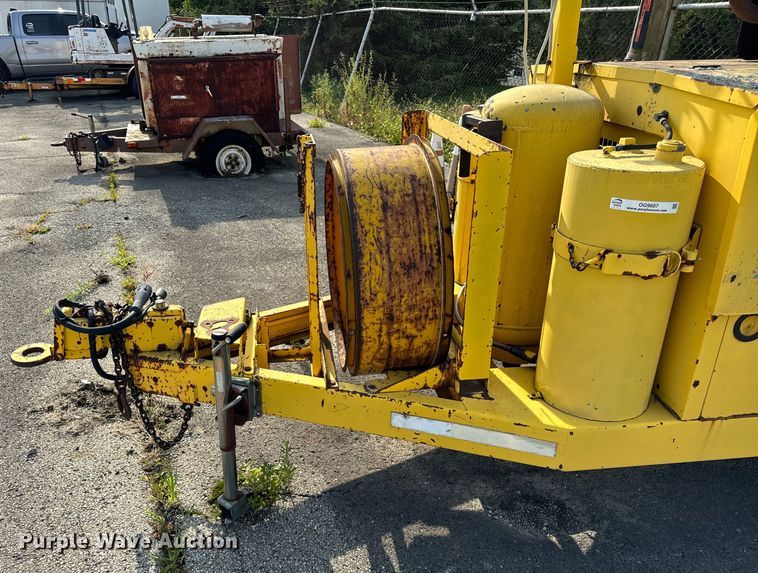 image for item OG9607 1994 Hesco 10KD manhole support trailer 