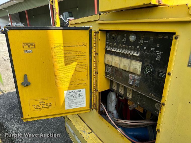 image for item OG9607 1994 Hesco 10KD manhole support trailer 