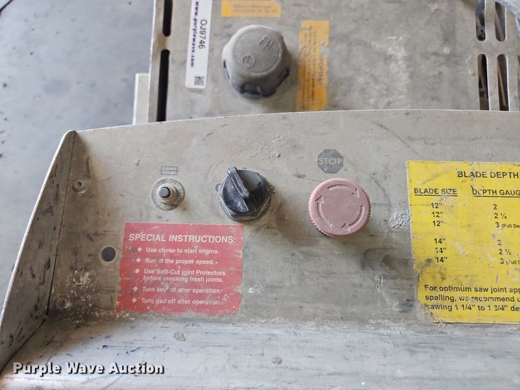 image for item OJ9746 2014 Husqvarna  Soff-Cut 4200 concrete saw