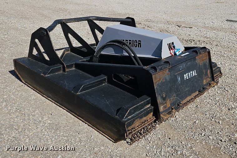 image for item OJ9750 Warrior  skid steer brush mower