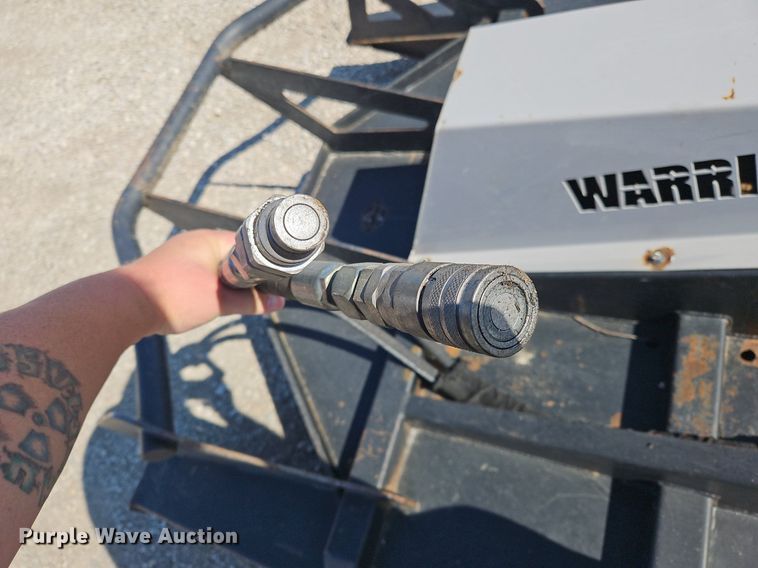 image for item OJ9750 Warrior  skid steer brush mower