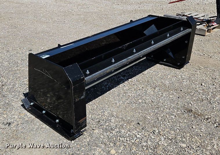 image for item OJ9755 Express Steel Inc skid steer snow pusher