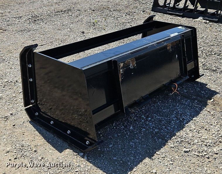 image for item OJ9755 Express Steel Inc skid steer snow pusher