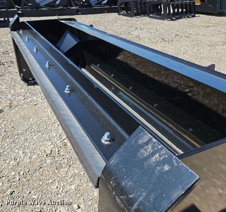 image for item OJ9755 Express Steel Inc skid steer snow pusher