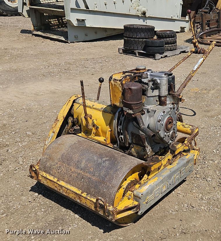 image for item OJ9764 Bomag walk behind double drum vibratory roller
