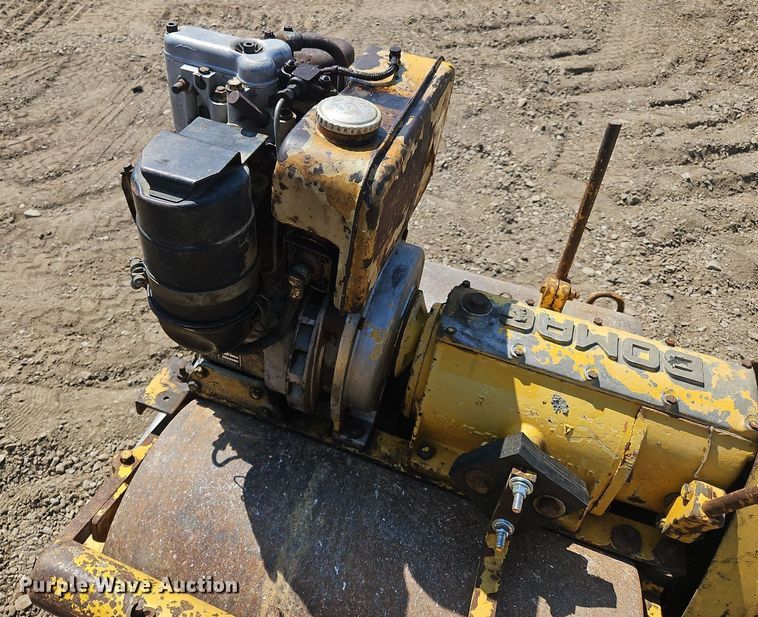 image for item OJ9764 Bomag walk behind double drum vibratory roller