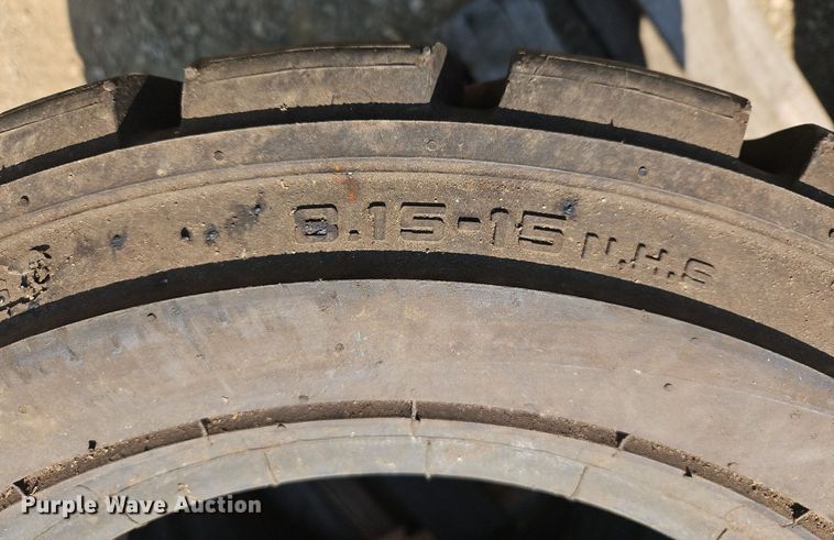 image for item OJ9769 Pallet of forklift tires