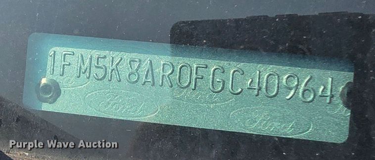 image for item DQ4486 2015 Ford  Explorer Police Interceptor  SUV