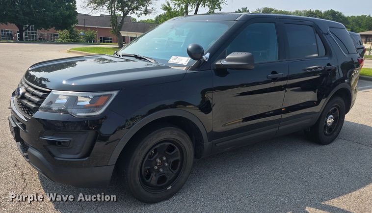 image for item DQ4487 2018 Ford Explorer Police Interceptor  SUV