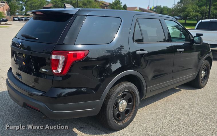 image for item DQ4487 2018 Ford Explorer Police Interceptor  SUV