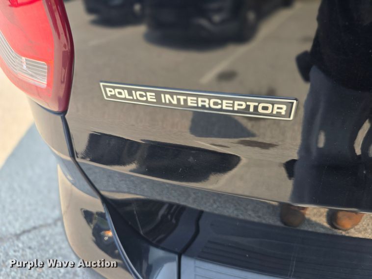 image for item DQ4487 2018 Ford Explorer Police Interceptor  SUV