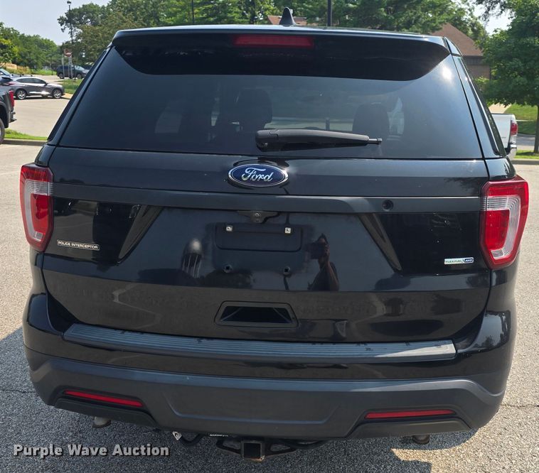 image for item DQ4488 2019 Ford Explorer Police Interceptor  SUV
