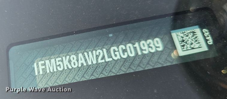 image for item DQ4489 2020 Ford Explorer Police Interceptor  SUV