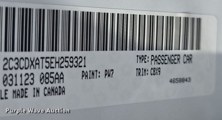 image for item DQ4516 2014 Dodge  Charger Police 