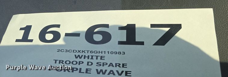 image for item DQ4521 2016 Dodge  Charger Police 