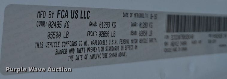 image for item DQ4531 2016 Dodge  Charger Police 